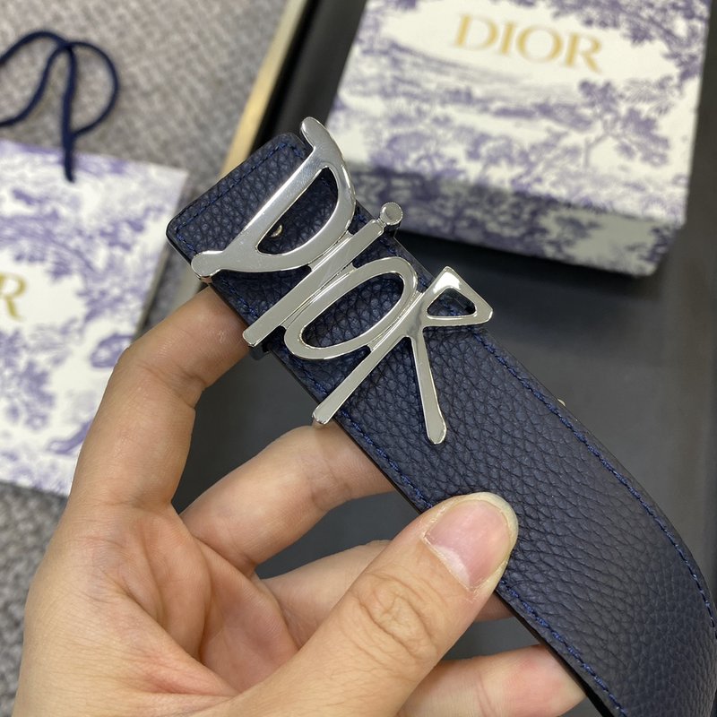 디올 DIOR 클래식 CD 버클 소 가죽 벨트 001-176429