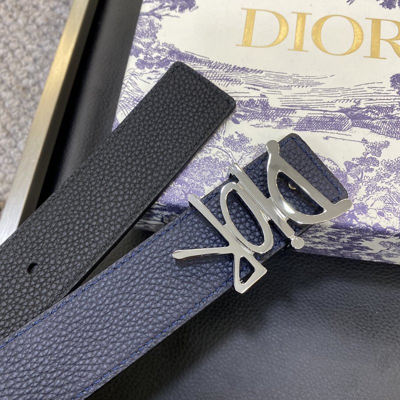 디올 DIOR 클래식 CD 버클 소 가죽 벨트 001-176429