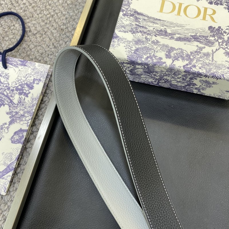 디올 DIOR 클래식 CD 버클 소 가죽 벨트 001-176431
