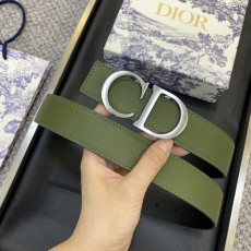 디올 DIOR 클래식 CD 버클 가죽 벨트 001-176432