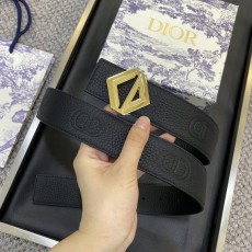 디올 DIOR 클래식 CD 버클 소 가죽 벨트 001-176440