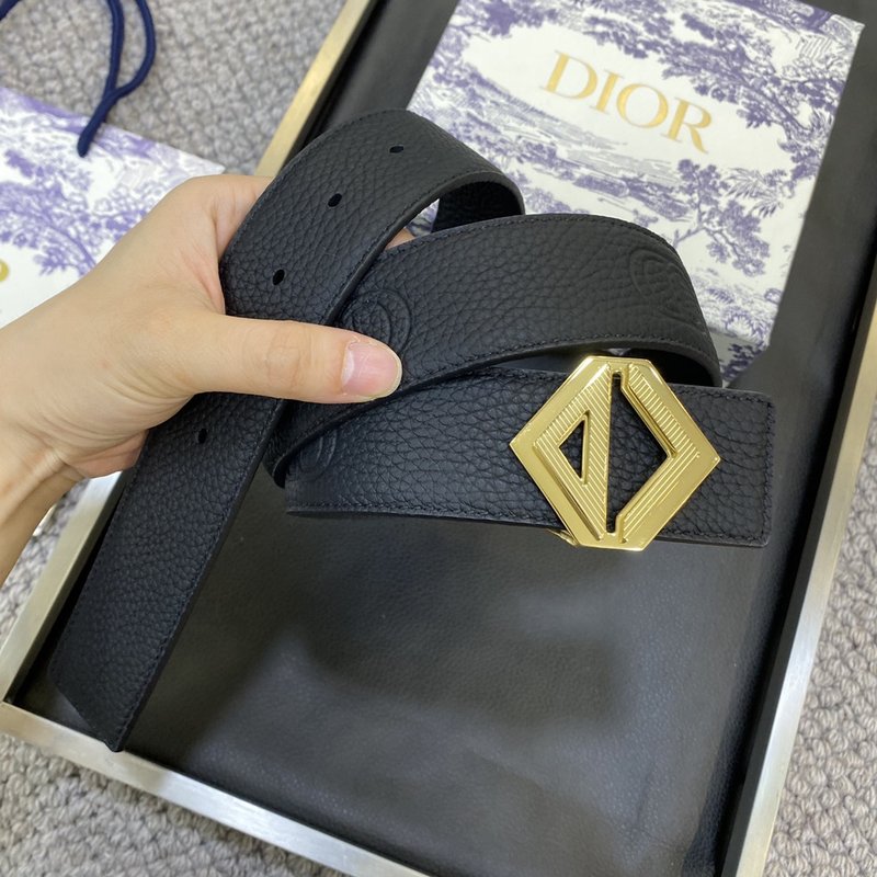 디올 DIOR 클래식 CD 버클 소 가죽 벨트 001-176440
