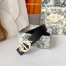 디올 Dior 클래식 엠보싱 가죽 벨트 001-176446
