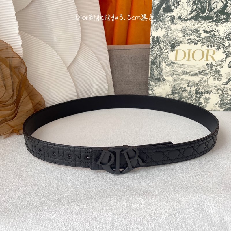 디올 Dior 클래식 엠보스 벨트 이탈리아 소가죽 001-176447