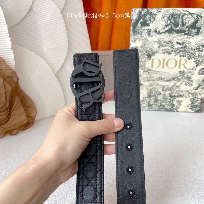 디올 Dior 클래식 엠보스 벨트 이탈리아 소가죽 001-176447