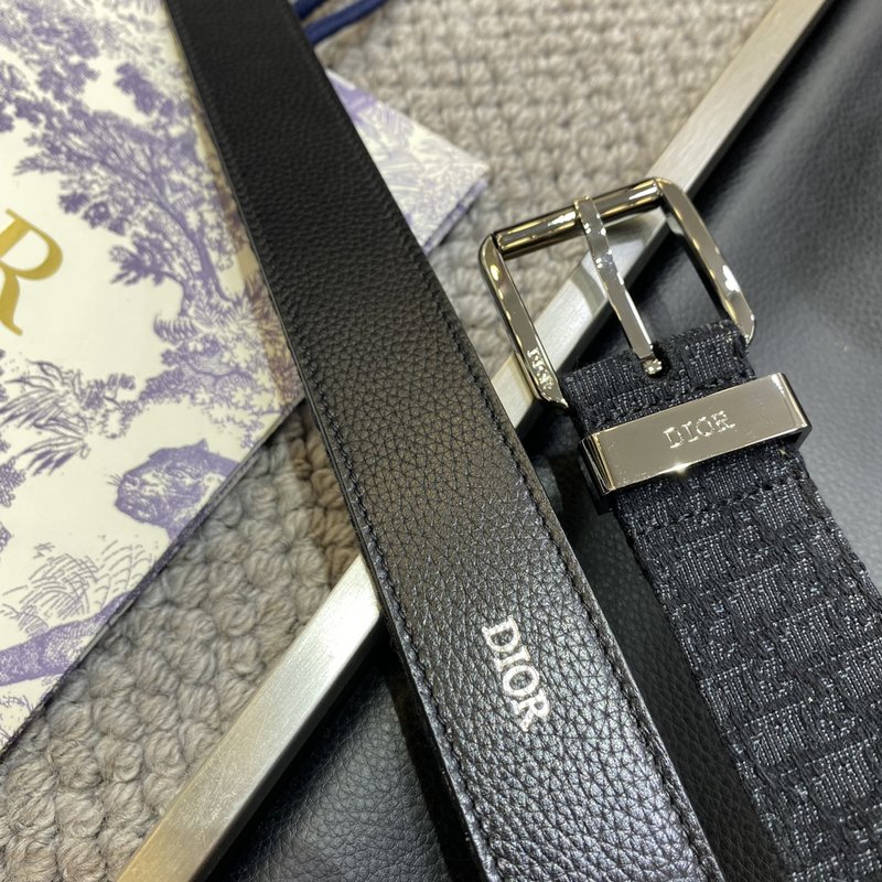 디올 DIOR 클래식 CD 버클 소 가죽 벨트 001-176448
