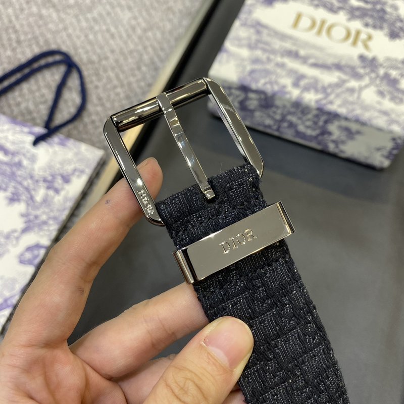 디올 DIOR 클래식 CD 버클 소 가죽 벨트 001-176448