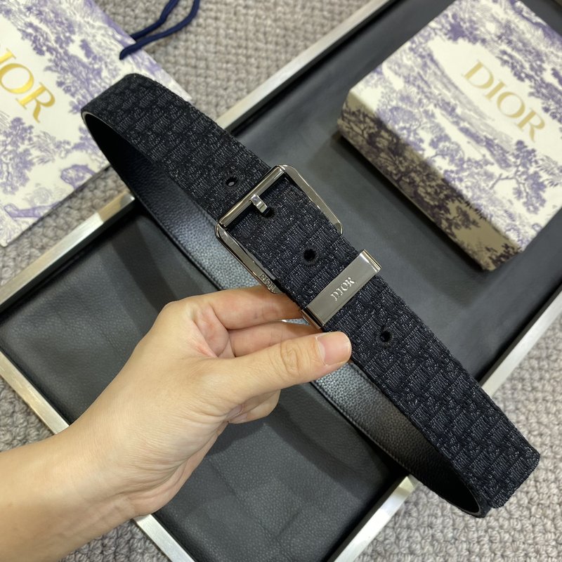 디올 DIOR 클래식 CD 버클 소 가죽 벨트 001-176448