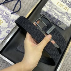 디올 DIOR 클래식 CD 버클 소 가죽 벨트 001-176449