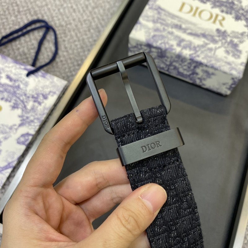 디올 DIOR 클래식 CD 버클 소 가죽 벨트 001-176449