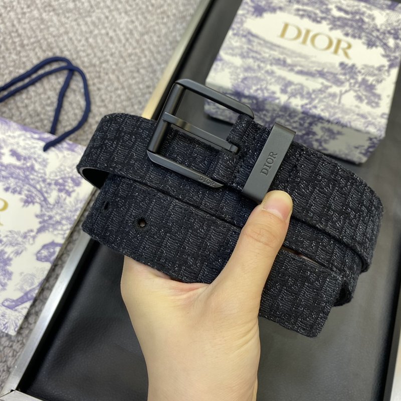 디올 DIOR 클래식 CD 버클 소 가죽 벨트 001-176449