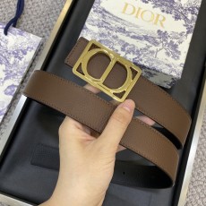 디올 DIOR 클래식 CD 버클 소 가죽 벨트 001-176451