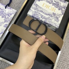 디올 DIOR新款 스테인리스 3.5CM 소가죽 벨트 001-176453