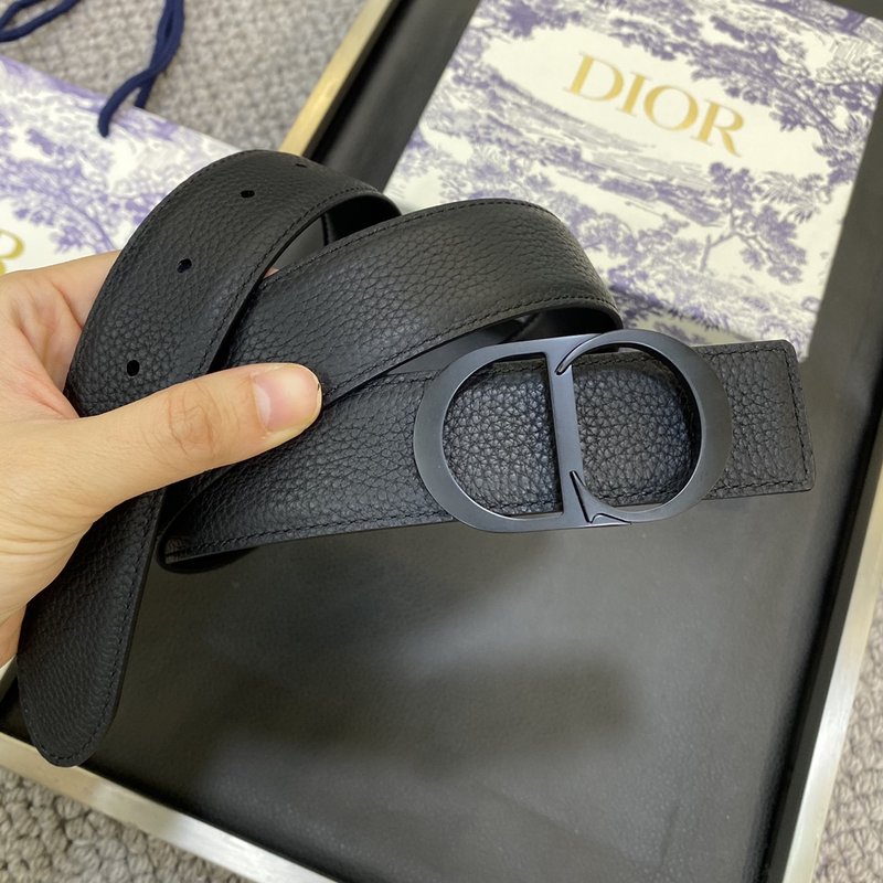 디올 Dior 클래식 레터 캔버스 가죽 벨트 스틸 하드 001-176454