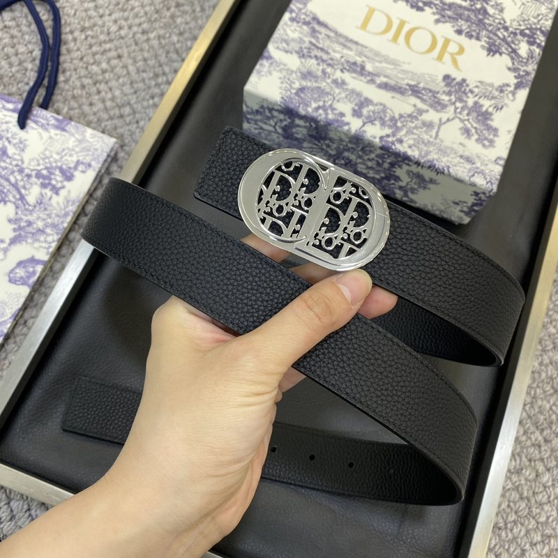 디올 DIOR 뉴 CD 버클 소 가죽 벨트 001-176456