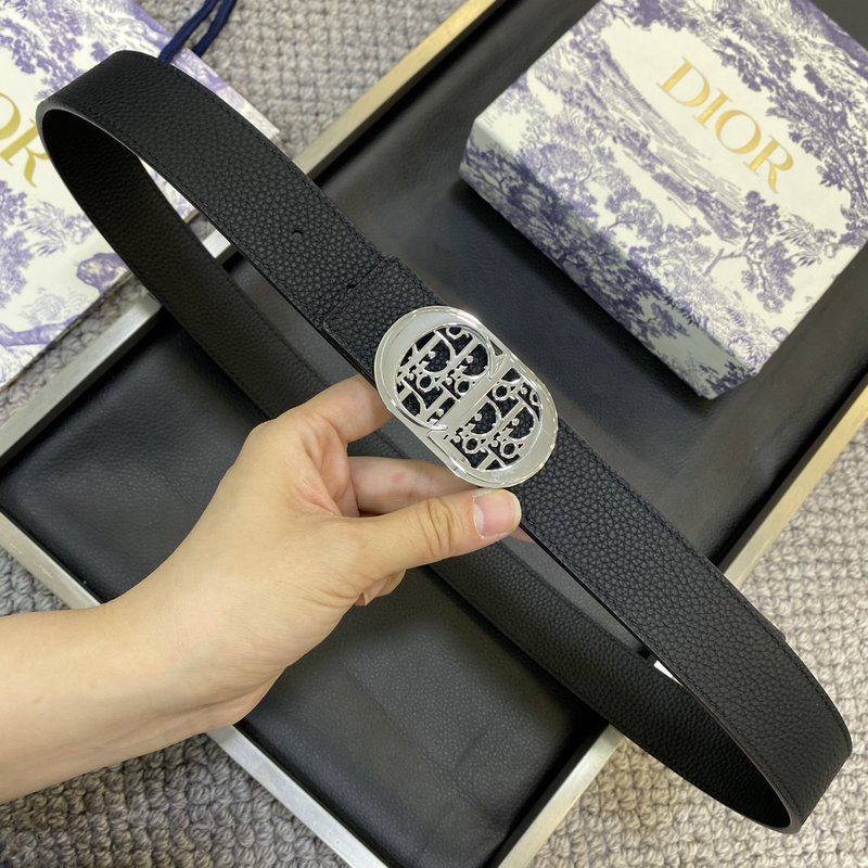 디올 DIOR 뉴 CD 버클 소 가죽 벨트 001-176456