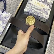 디올 DIOR 클래식 CD 버클 소가죽 벨트 001-176460