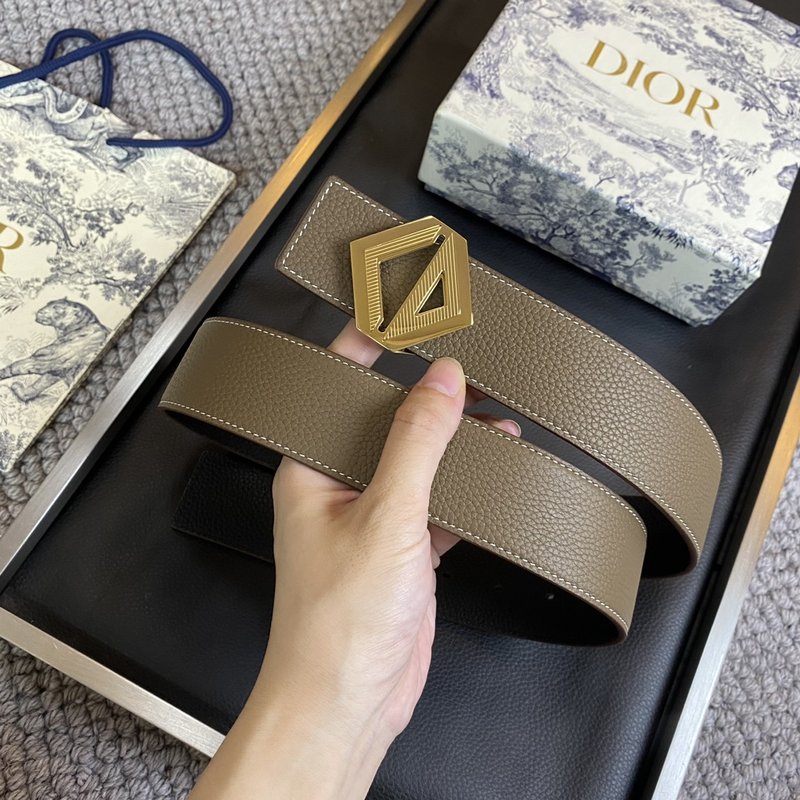 디올 Dior 신상 3.8CM 소 가죽 클래식 벨트 001-176467