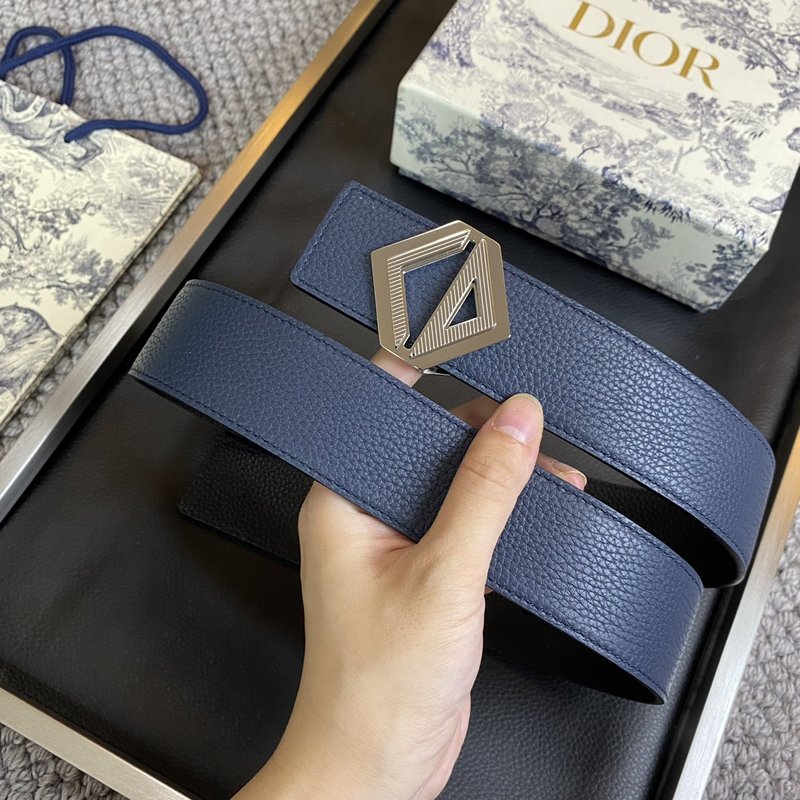 디올 DIOR 클래식 CD 버클 소 가죽 벨트 001-176468