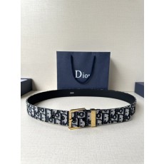 Dior 스무스 칼프스킨 벨트 3.5cm 폭 001-176479