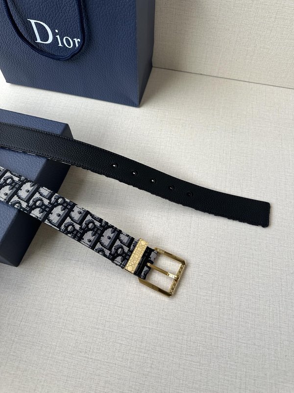 Dior 스무스 칼프스킨 벨트 3.5cm 폭 001-176479