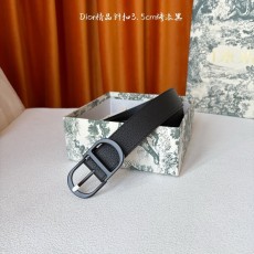디올 몽테뉴 블랙 가죽 벨트 001-176482