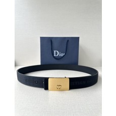 Dior 블랙 골드 스테인리스 벨트 버클 001-176497