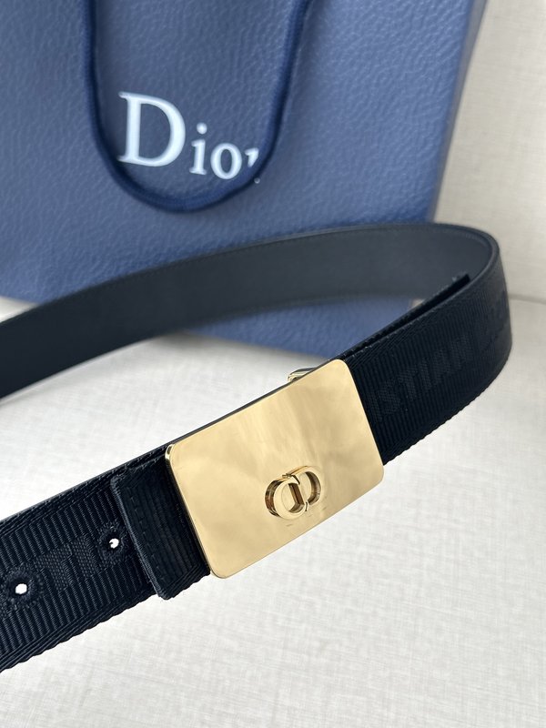Dior 블랙 골드 스테인리스 벨트 버클 001-176497