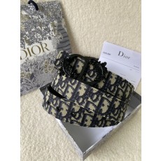 디올 DIOR 신규 스테인리스 버클 가죽 벨트 001-176507