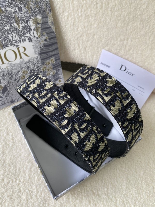 디올 DIOR 신규 스테인리스 버클 가죽 벨트 001-176507