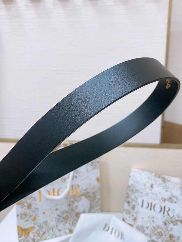 디올 새로운 블랙 CD 버클 벨트 001-176526
