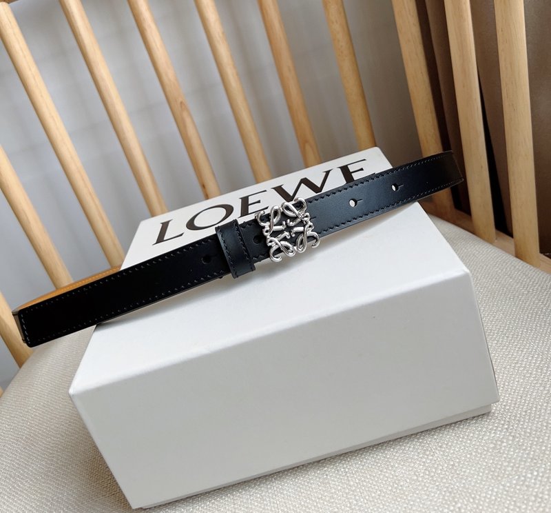 로에베 LOEWE 애너그램 자물쇠 핀 버클 벨트 001-176555