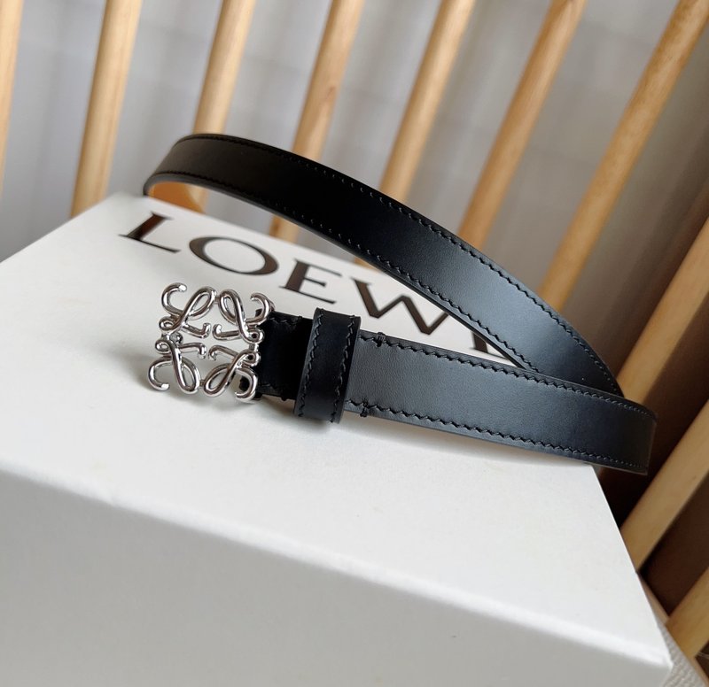 로에베 LOEWE 애너그램 자물쇠 핀 버클 벨트 001-176555