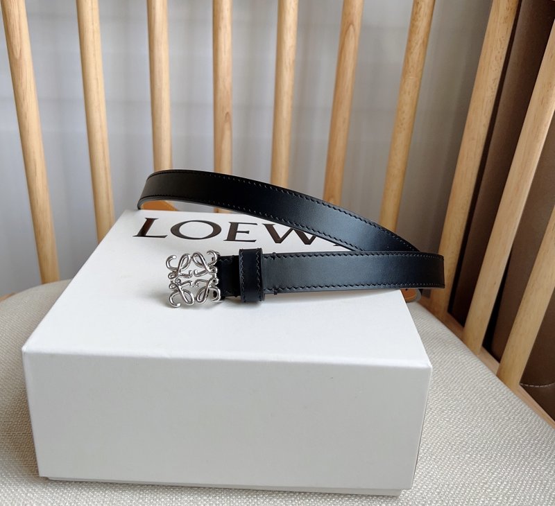 로에베 LOEWE 애너그램 자물쇠 핀 버클 벨트 001-176555
