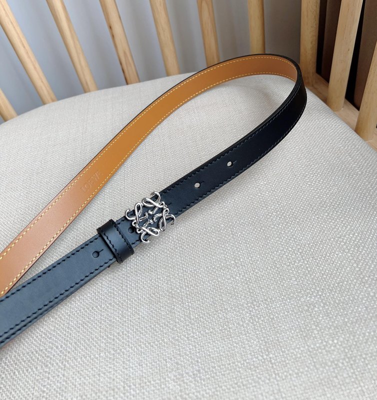 로에베 LOEWE 애너그램 자물쇠 핀 버클 벨트 001-176555