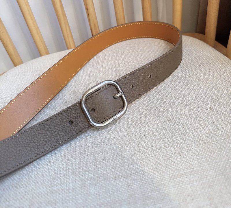 로에베 LOEWE 아나그램 핀 버클 가죽 벨트 001-176565
