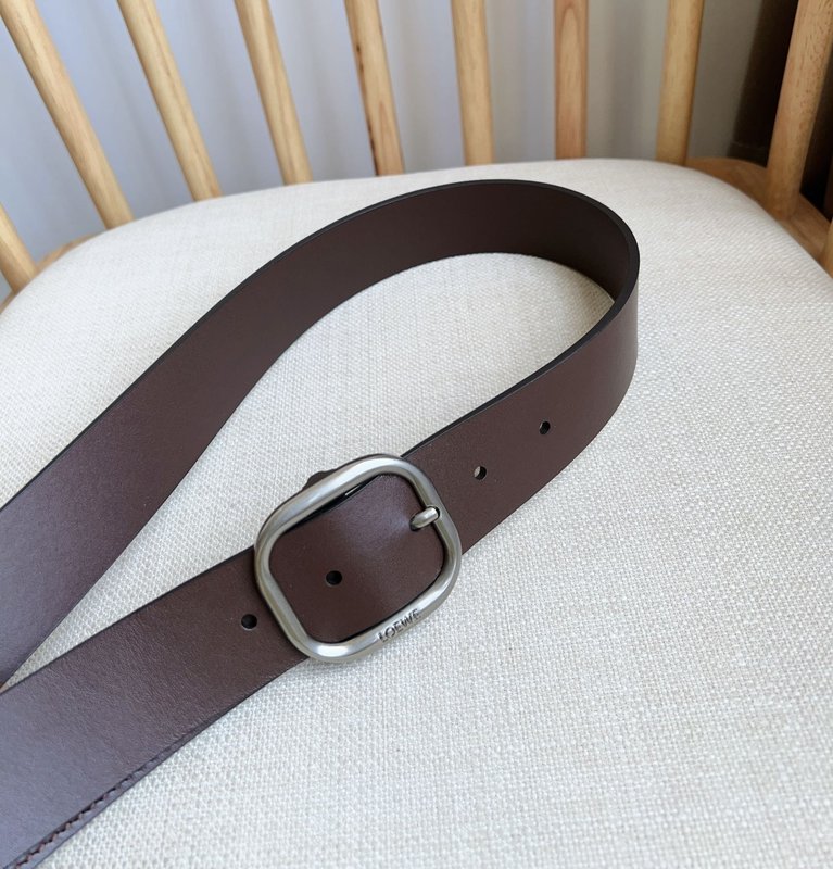 로에베 LOEWE 식물성 가죽 핀 버클 벨트 001-176581