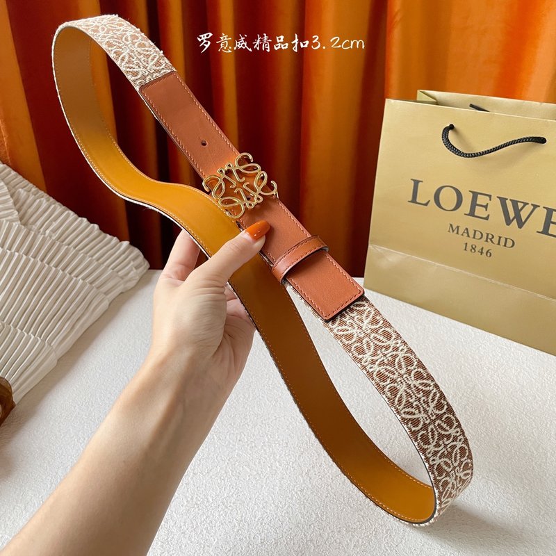 로에베 LOEWE 클래식 버클 소가죽 벨트 001-176586