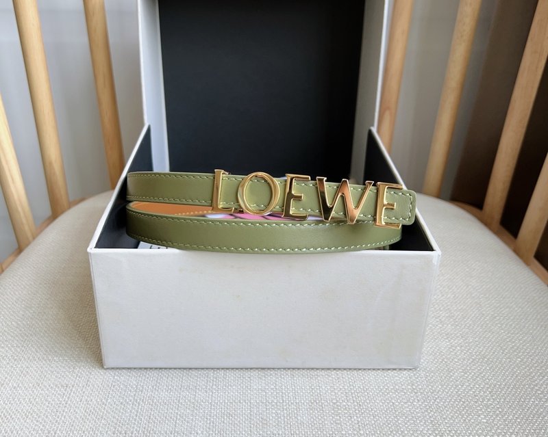 로에베 LOEWE 소가죽 금속 버클 벨트 001-176587