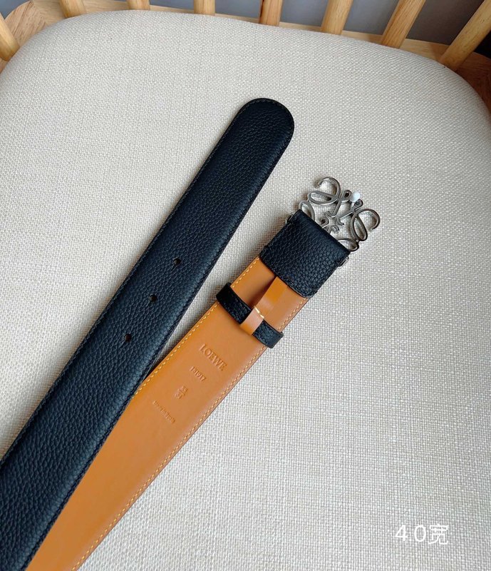 로에베 LOEWE 양면 핀 버클 소가죽 벨트 001-176597