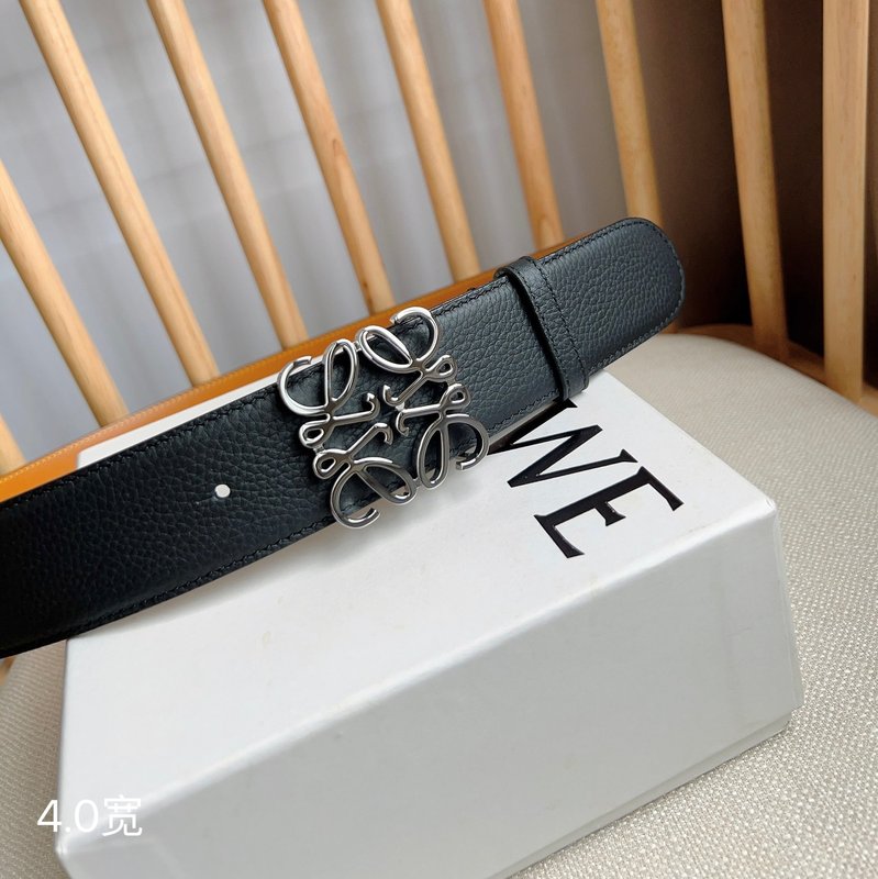 로에베 LOEWE 양면 핀 버클 소가죽 벨트 001-176597