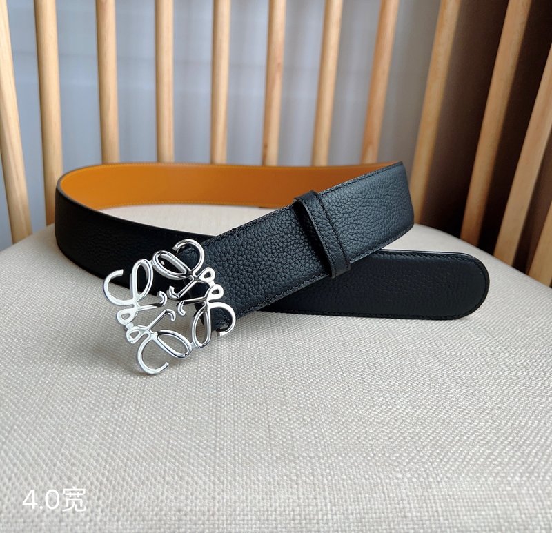 로에베 LOEWE 양면 핀 버클 소가죽 벨트 001-176597