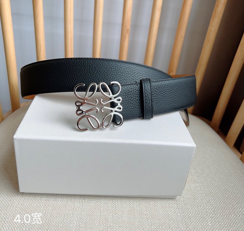 로에베 LOEWE 양면 핀 버클 소가죽 벨트 001-176597