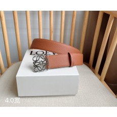 로에웨 LOEWE 그레인 가죽 핀 버클 벨트 001-176598