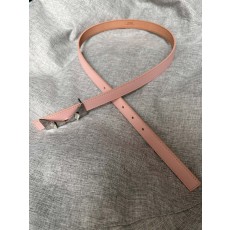 펜디 여성용 슬림 가죽 벨트 2.0cm 001-176606