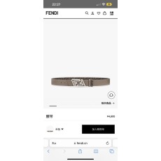 펜디 남성용 양면 캐주얼 벨트 001-176610