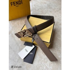 펜디 남성용 양면 캐주얼 벨트 베이지 브라운 001-176613