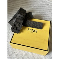 펜디 남성용 양면 FF 패턴 벨트 001-176620