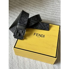 펜디 남성용 양면 FF 패턴 벨트 4.0cm 001-176621
