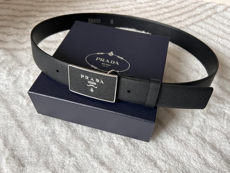프라다 PRADA 사피아노 가죽 벨트 001-176684
